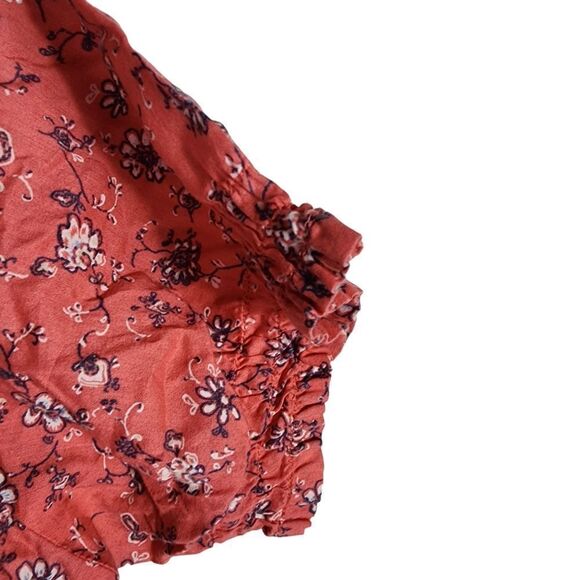 Eddie Bauer Coral Floral Top - Picture 8 of 10